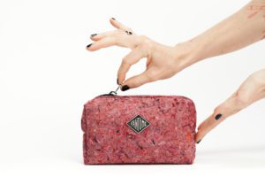Pochette en feutrine granito - feu - Fluff