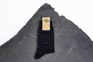 Chaussettes en lin made in France – “Lignes Booo” - Draps d'hôtel
