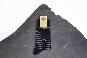 Linen socks made in France – “Booo Lines” - Travel sheets
