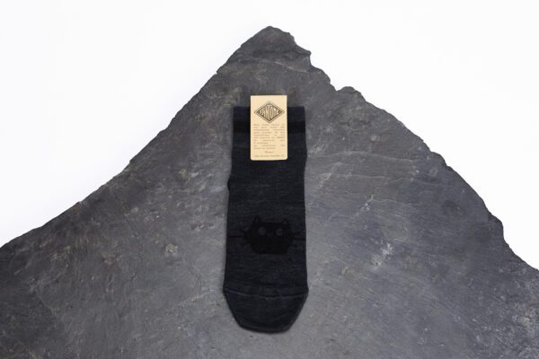 chaussettes en lin chat made in france