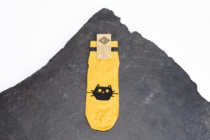 Chaussettes en lin made in France – “Chat célèbre” - Chat Botté
