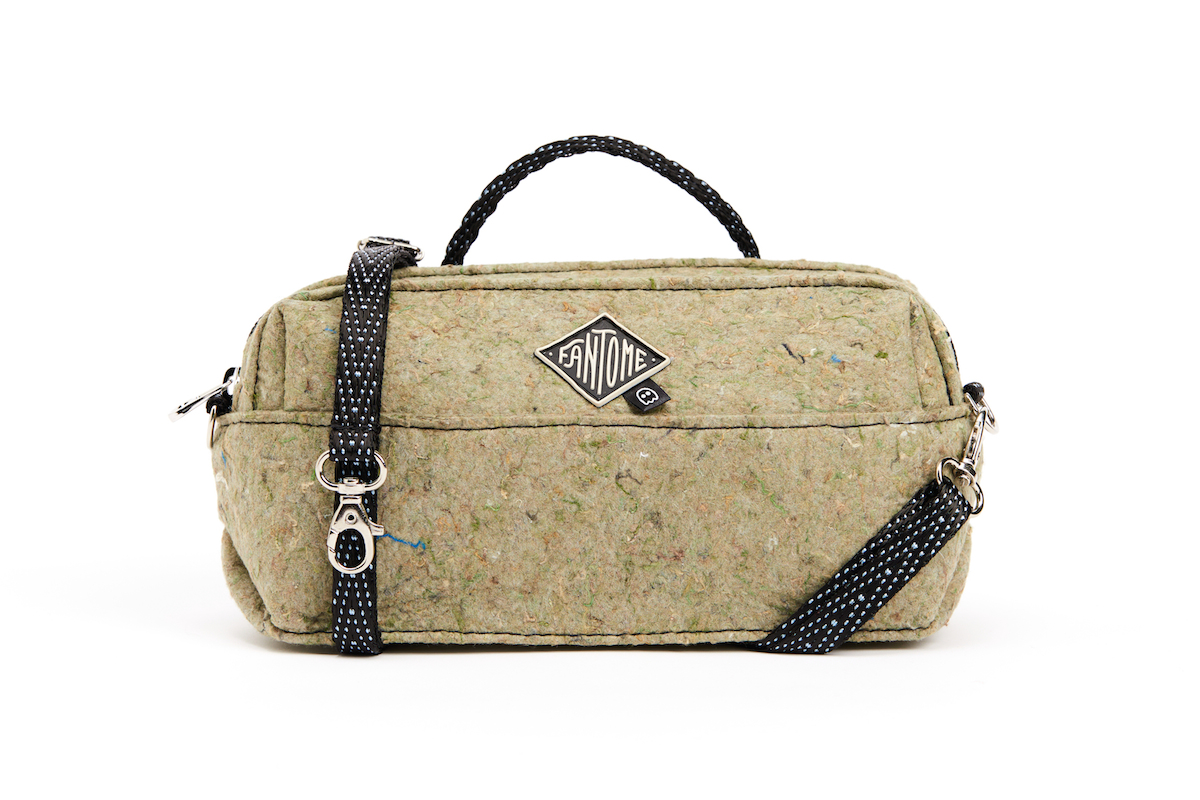 SAC_FEUTRINE_RECYCLEE_GRANITO_POIPOI_FANTOME_MODE_RESPONSABLE_MADE_IN_FRANCE-10 sac à main réalisé à partir de matériaux issus du recyclage. Confection éthique, confection française. maroquinerie alternative.