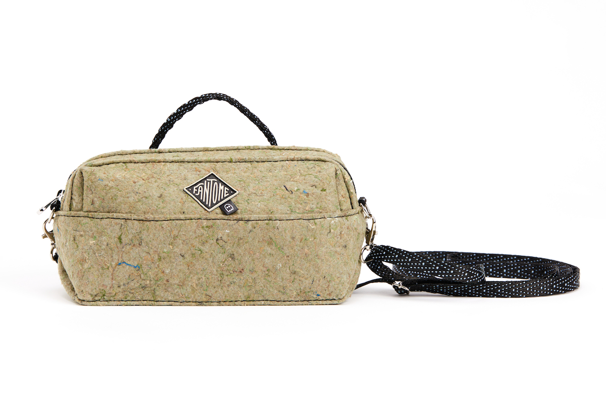 SAC_FEUTRINE_RECYCLEE_GRANITO_POIPOI_FANTOME_MODE_RESPONSABLE_MADE_IN_FRANCE-13 sac à main réalisé à partir de matériaux issus du recyclage. Confection éthique, confection française. maroquinerie alternative.