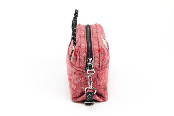 sac à main réalisé à partir de matériaux issus du recyclage. Confection éthique, confection française. maroquinerie alternative.